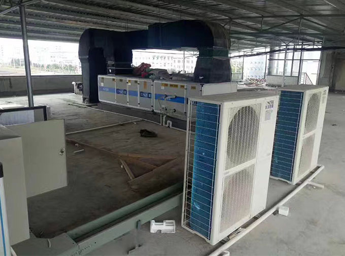 Which air conditioners have high efficiency for the filter device used in cold storage